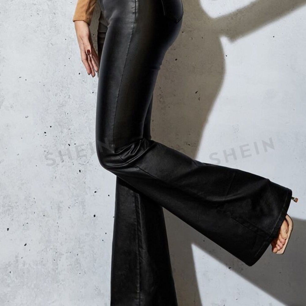*NEW* Flare Faux Leather Pants